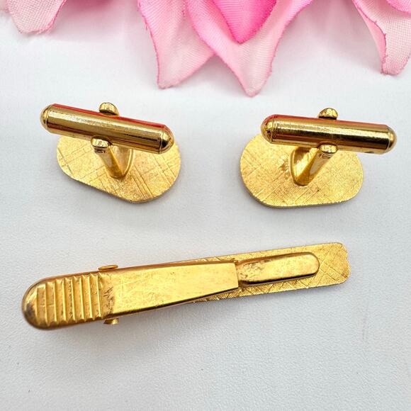 Rare Vintage FILA Tie Bar Tie Clip Cufflinks Set Logo 
Men’s Sporty 90s Sports - Picture 8 of 12